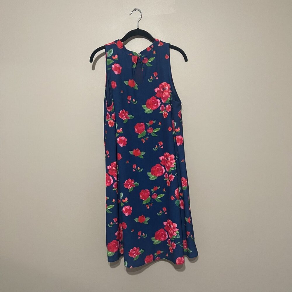 Mud Pie Navy and pink summer dress, Medium - Picture 4 of 9